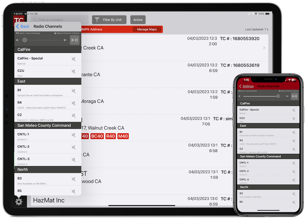 Tablet Command Software